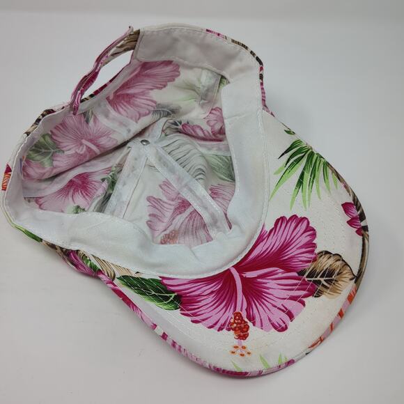 Ha Strapback Baseball Cap Multicolor One Size Adjustable Floral 6 Panel - Picture 7 of 9